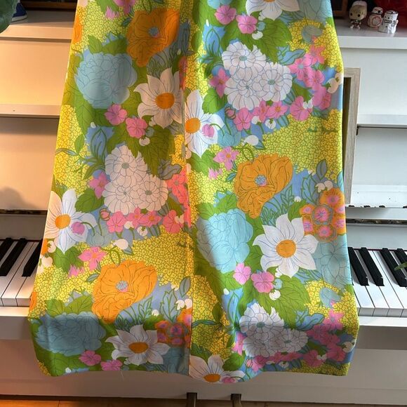 HOST PICK Vintage Alison Ayres Late 60s Floral Maxi Dress Groovy XS - Picture 10 of 16